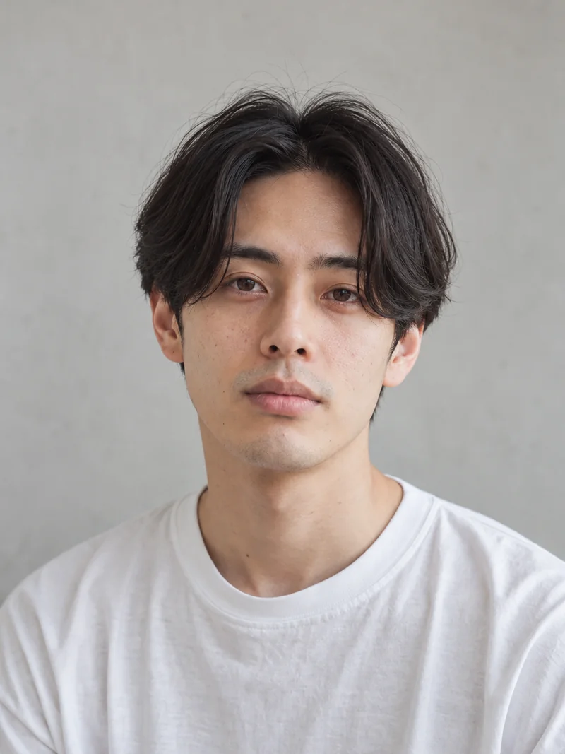 メンズ：飾らない、清潔感。